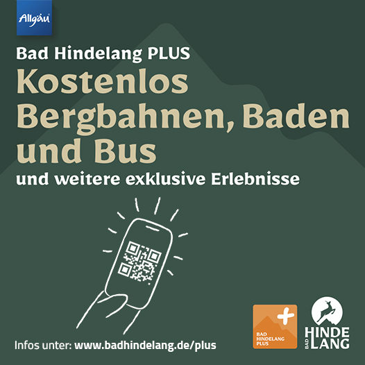 Bad Hindelang PLUS-Karte – Kostenlos Bergbahnen, Baden und Bus